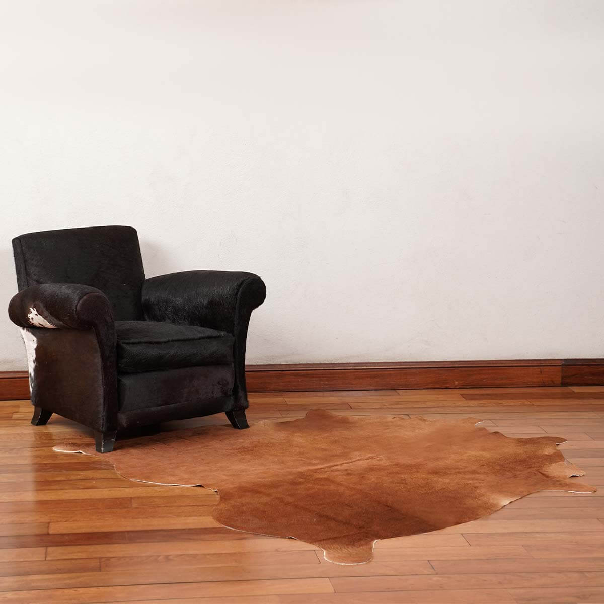Brown Cowhide Rug – 4' x 5'