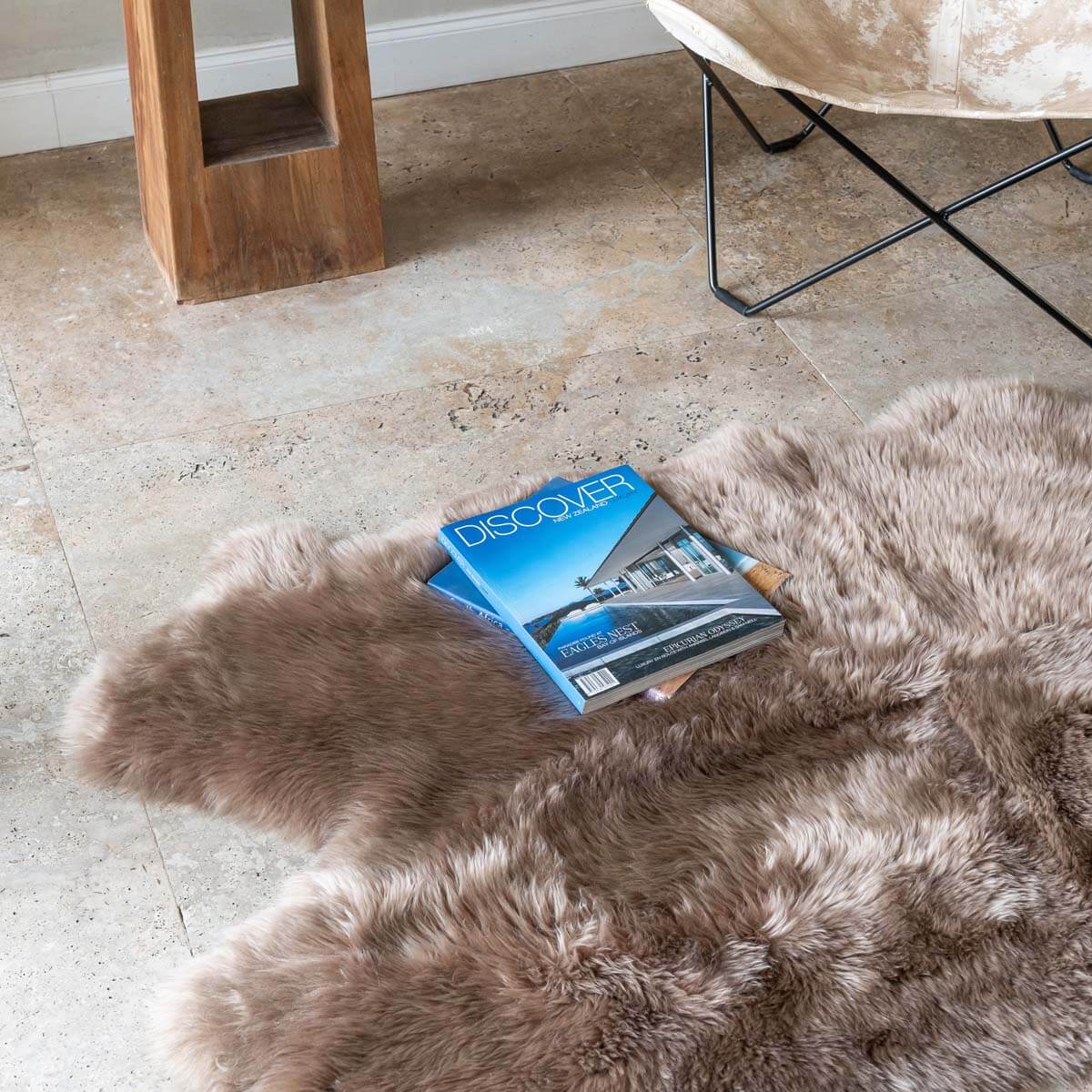 Genuine Sheepskin Rug Quad - 6' x 4'