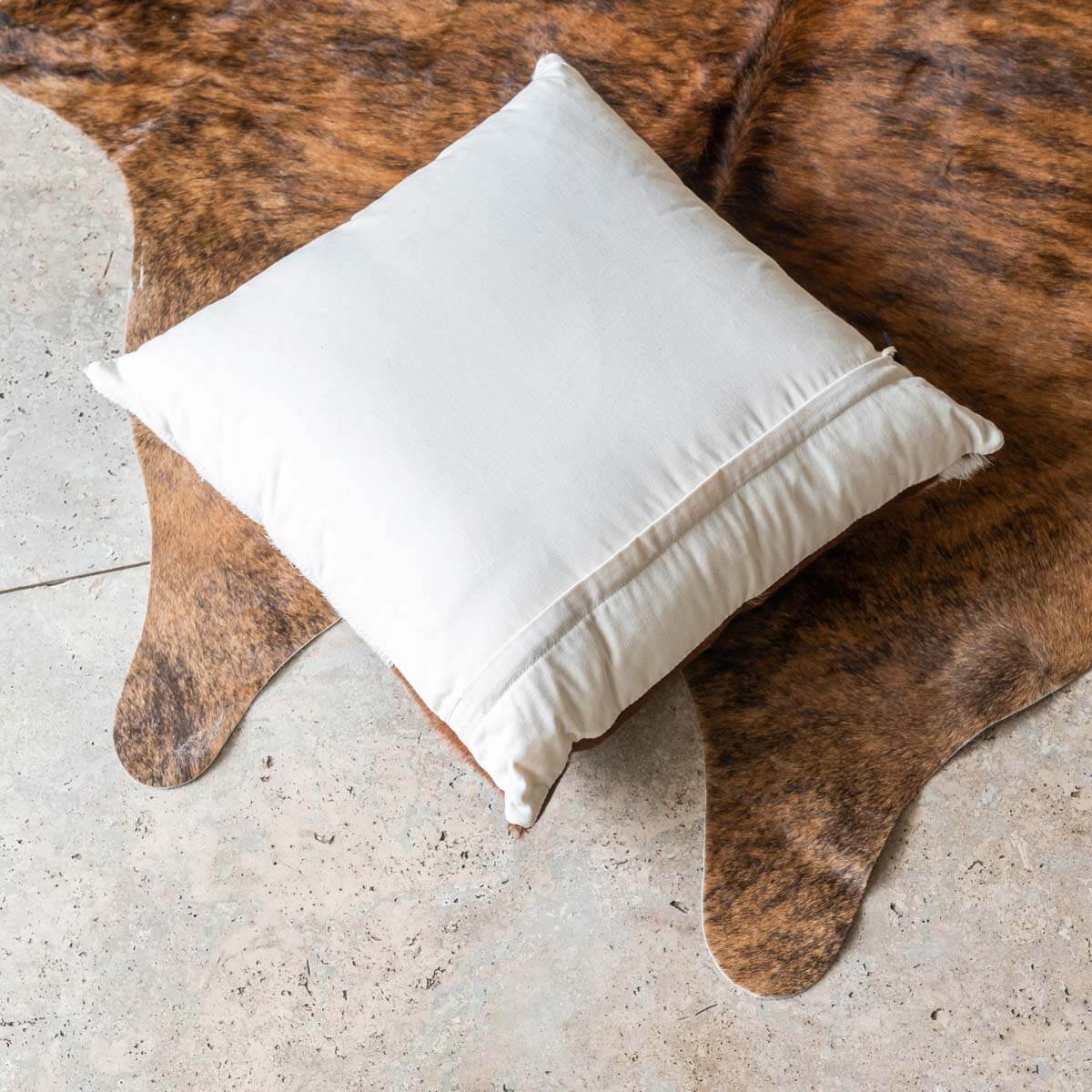 Cowhide Pillow Cover 16”x16” – Full Design