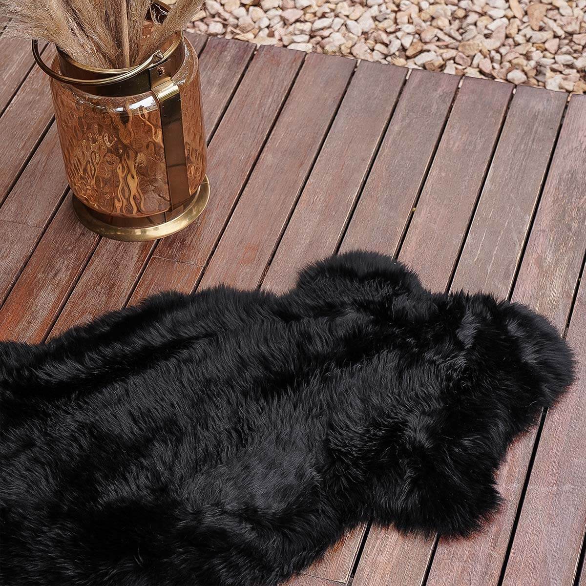 Long Hair Genuine Sheepskin Rug - 3' x 2'