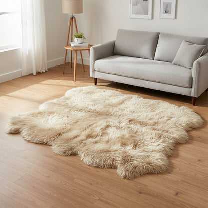 Genuine Sheepskin Rug Octo - 6' x 6'