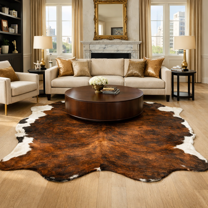 Medium Brindle Cowhide Rug – 6´ 10" x 7´ 4"