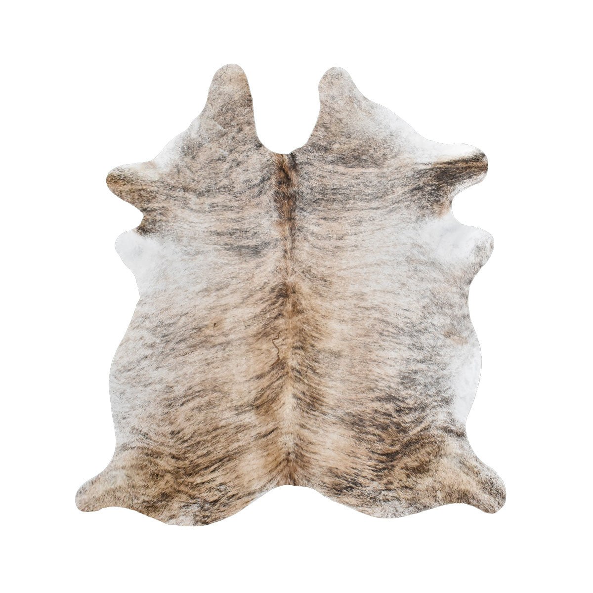 Light Brindle Cowhide Rug – 5.6' x 5.6'