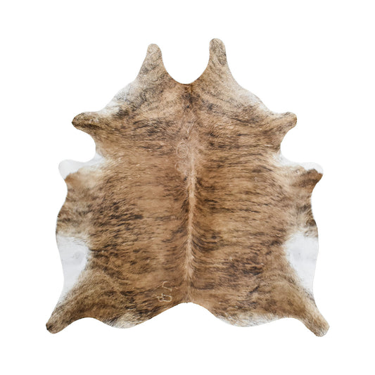 Light Brindle Cowhide Rug – 6' 2" x 6' 2"