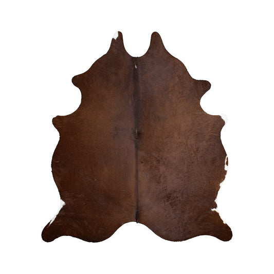 Brown Cowhide Rug – 6.4' x 6.9'