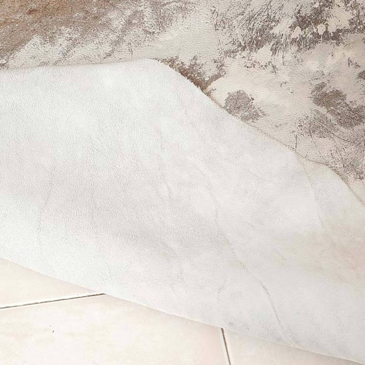 Vintage Dark Hairless Cowhide Rug – 5'7" x 6'3" | Khara Home