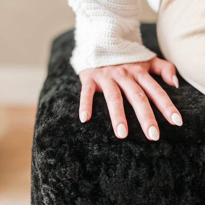 Shorn Sheepskin Pouf – Full Design
