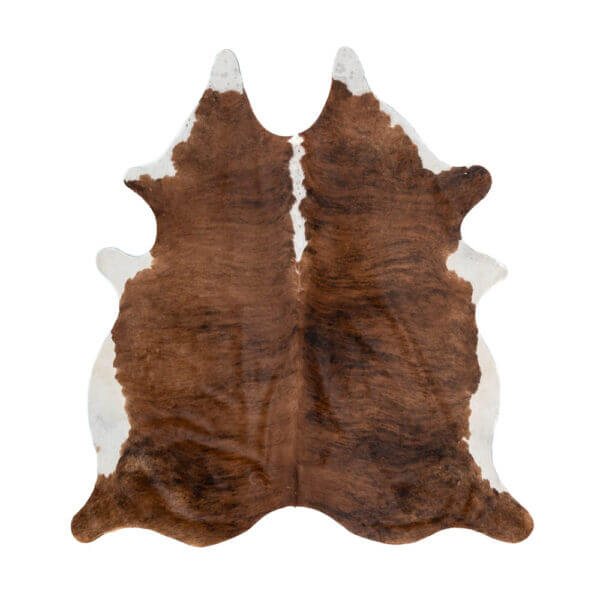 Middle Brindle Cowhide Rug - 78.5" x 86.5"