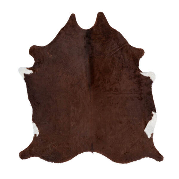 Brown Cowhide Rug – 75" x 78.5"