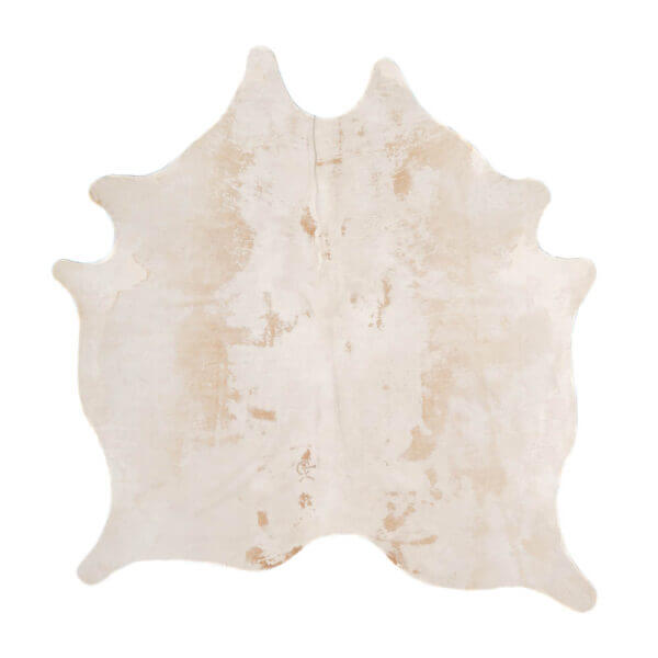 Light Vintage Cowhide Rug - 75" x 80.5"