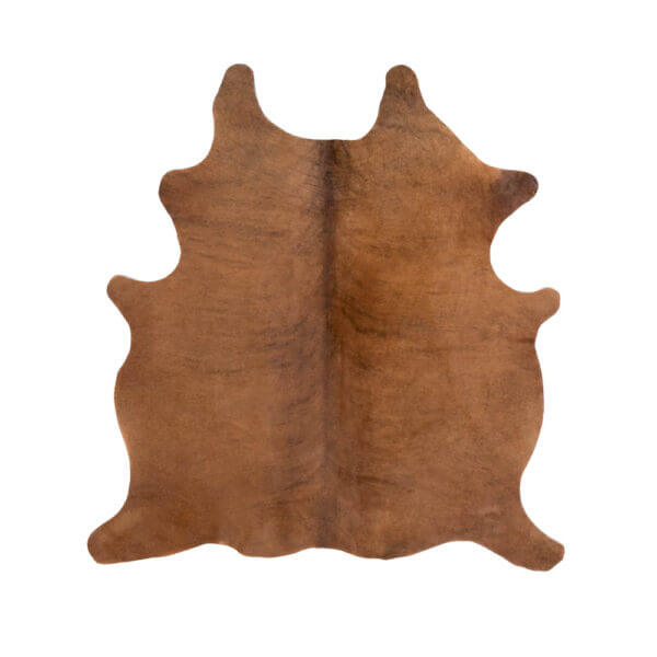 Middle Brindle Cowhide Rug – 59" x 63"