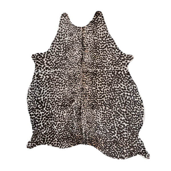 Leopard Print Cowhide Rug – 75" x 78.5"