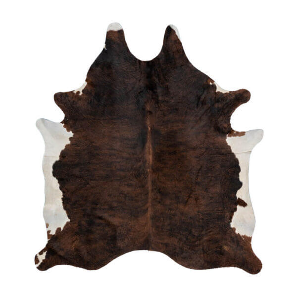 Dark Brindle Cowhide Rug - 82.5" x 90.5"