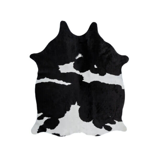 Black and White Cowhide Rug – 55" x 61"