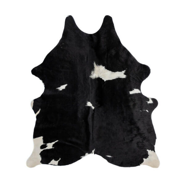 Black and White Cowhide Rug – 59" x 67"